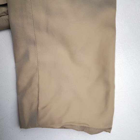 Ricki's Ladies Size Small Tan Lined 1 Button Closure Belted Trench Coat - Picture 11 of 12